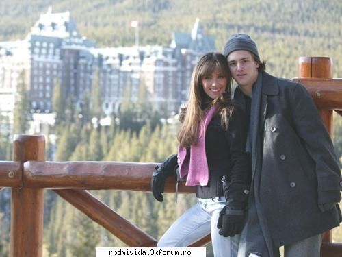 Annie y Ucker~~~>poze cu ei - la filmarile lui Rebelde ;) - Annie y Ucker
